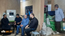 خادمان و زائران موکب دانشگاه فرهنگیان در کربلا