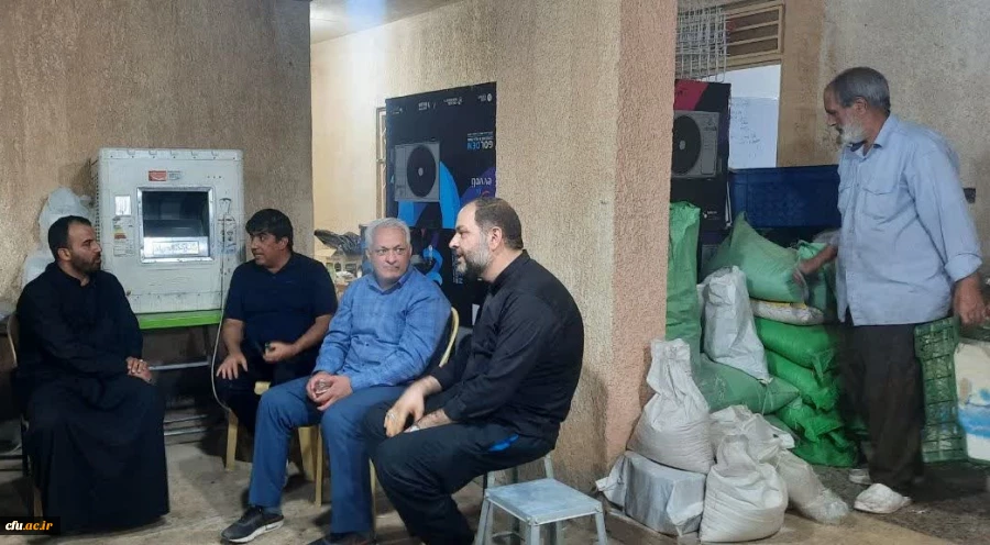 خادمان و زائران موکب دانشگاه فرهنگیان در کربلا