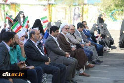 آیین بازگشایی سال جدید تحصیلی با حضور سرپرست دانشگاه فرهنگیان در دبستان دخترانه حضرت زینب شهر تهران 
 13