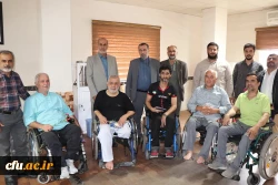 بازدید رییس دانشگاه فرهنگیان مازندران از آسایشگاه جانبازان ساری 2