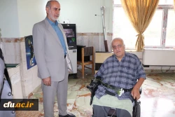 بازدید رییس دانشگاه فرهنگیان مازندران از آسایشگاه جانبازان ساری 3
