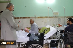 بازدید رییس دانشگاه فرهنگیان مازندران از آسایشگاه جانبازان ساری 4