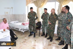 بازدید رییس دانشگاه فرهنگیان مازندران از آسایشگاه جانبازان ساری 6