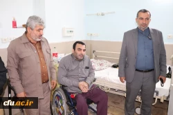 بازدید رییس دانشگاه فرهنگیان مازندران از آسایشگاه جانبازان ساری 7