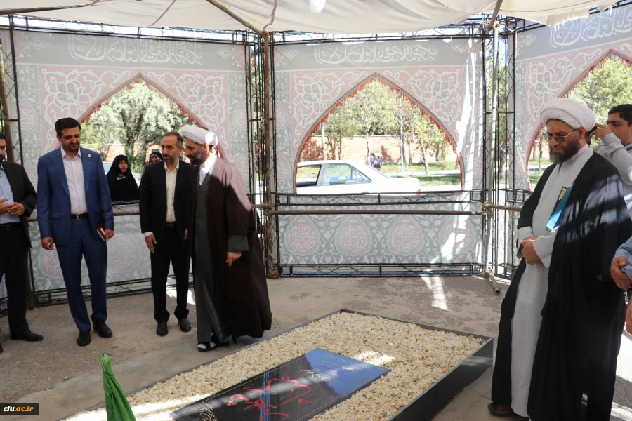 تجدید میثاق خانواده دانشگاه فرهنگیان آذربایجانشرقی با آرمانهای شهداوامام شهیدان  9