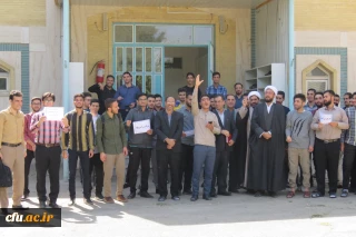 حمایت دانشجو یان از عملیات طوفان الاقصی با تجمع در پردیس شهیدباهنر مرکزی
