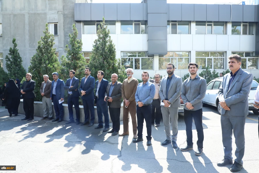 تجمع همکاران سازمان مرکزی دانشگاه فرهنگیان در محکومیت جنایات رژیم صهیونیستی و اعلام همدردی با ملت مظلوم فلسطین 3