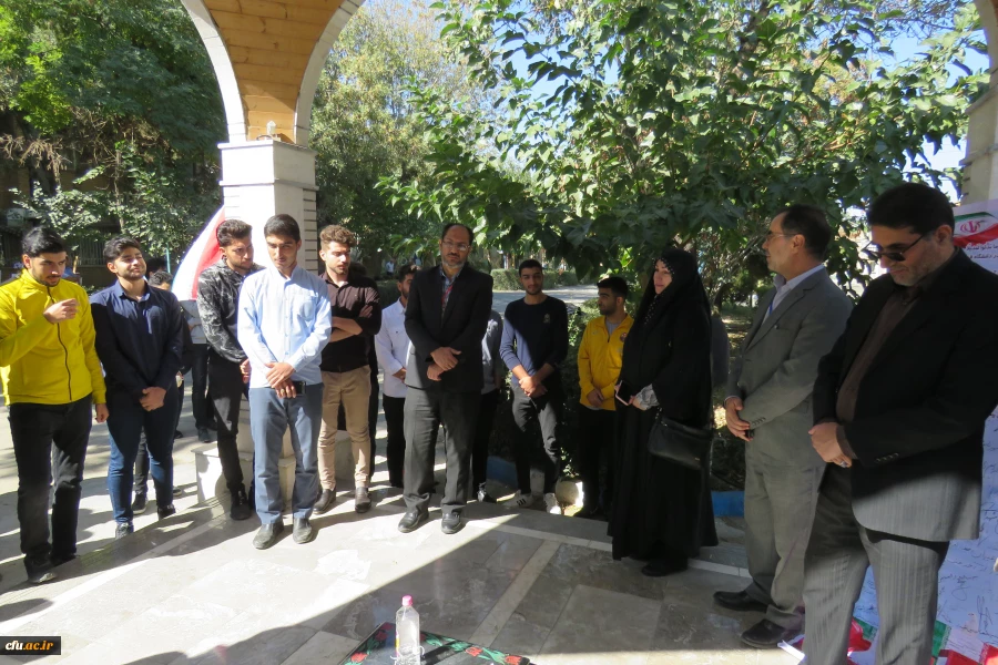 تجمع دانشگاهیان دانشگاه فرهنگیان استان مرکزی در محکومیت جنایات رژیم صهیونیستی
 4