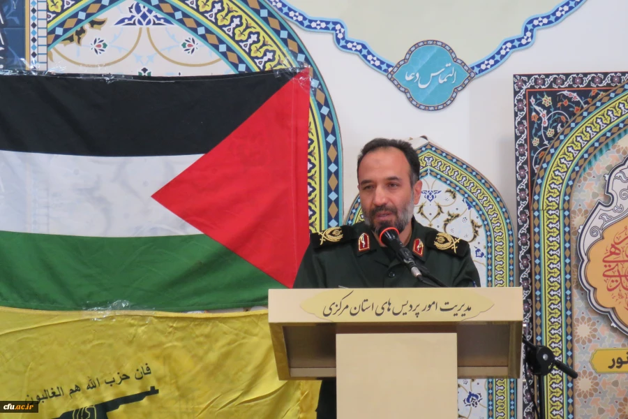 مراسم روضه و توسل به نیت نصرت الهی برای مردم غزه در پردیس شهیدباهنر برگزار شد
 4