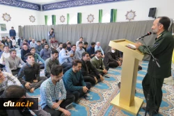 مراسم روضه و توسل به نیت نصرت الهی برای مردم غزه در پردیس شهیدباهنر برگزار شد
 6