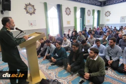 مراسم روضه و توسل به نیت نصرت الهی برای مردم غزه در پردیس شهیدباهنر برگزار شد
 7