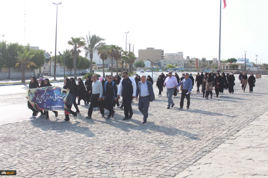 در همایش پیاده روی ساحلی دانشگاه فرهنگیان بوشهر انجام شد:
محکومیت شدید جنایت هولناک بیمارستان المعمدانی غزه 2