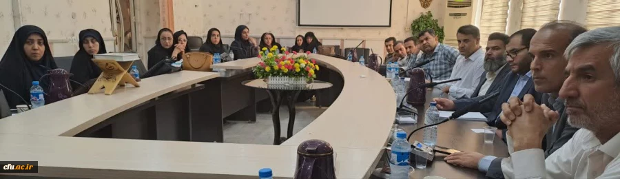 نشست اساتید هیئت علمی،مامورآموزشی و مدرسان حق التدریس با معاون مرکز توسعه وبهسازی و توانمندی سرمایه انسانی دانشگاه فرهنگیان 6