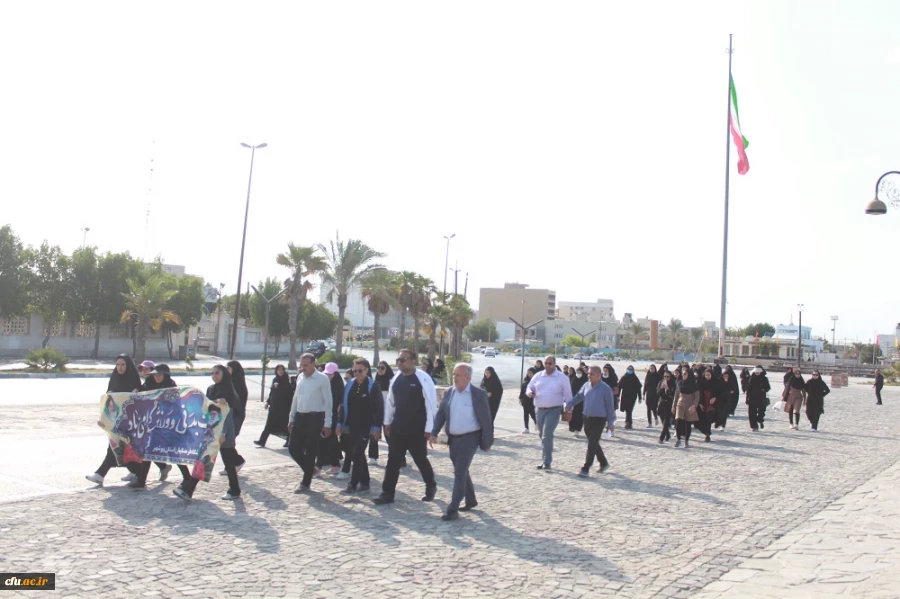 در همایش پیاده روی ساحلی دانشگاه فرهنگیان بوشهر انجام شد:
محکومیت شدید جنایت هولناک بیمارستان المعمدانی غزه 2