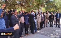 تجمع اساتید ،دانشجویان و کارکنان دانشگاه فرهنگیان کرمان در محکومیت حمله وحشیانه صهیونیست ها به بیمارستان المعمدانی غزه 3