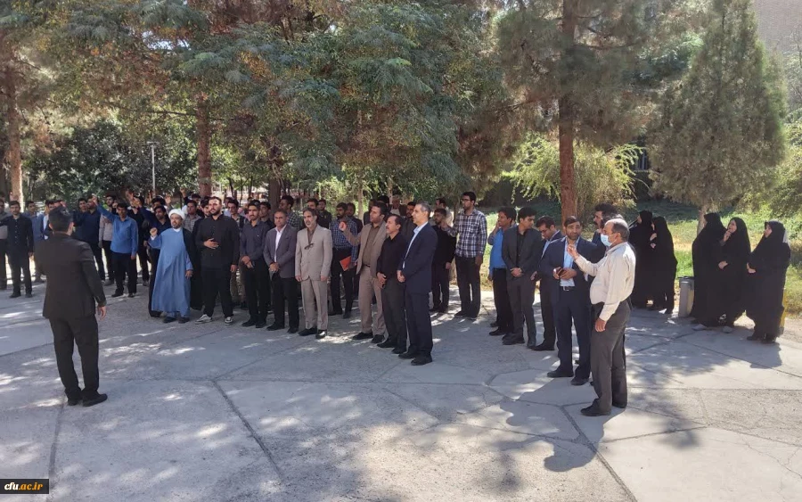 تجمع اساتید ،دانشجویان و کارکنان دانشگاه فرهنگیان کرمان در محکومیت حمله وحشیانه صهیونیست ها به بیمارستان المعمدانی غزه 6