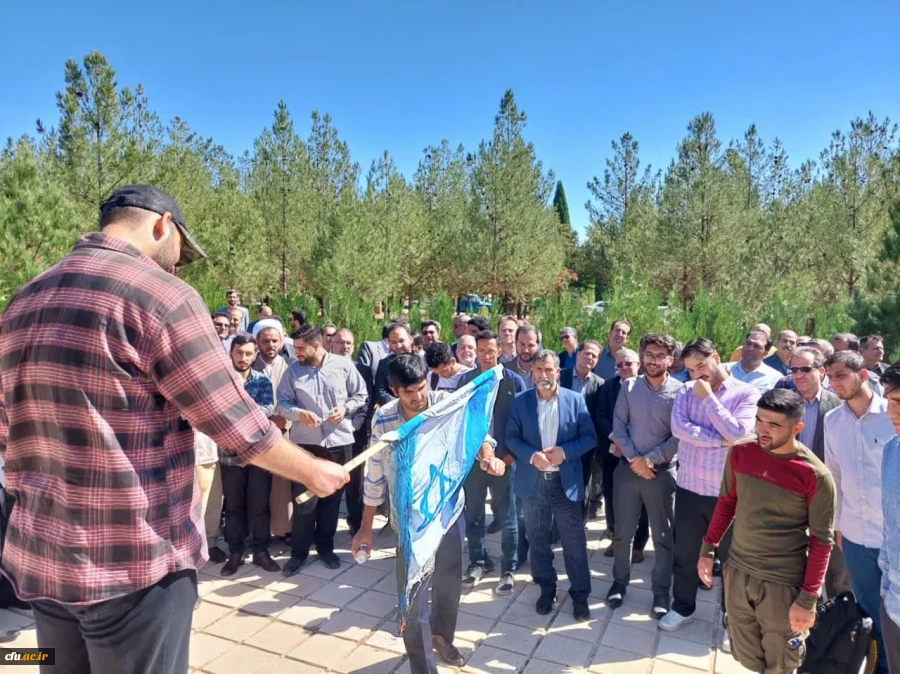 تجمع اعتراضی دانشجویان دانشگاه های استان لرستان در حمله به بیمارستان المعمدانی غزه 6