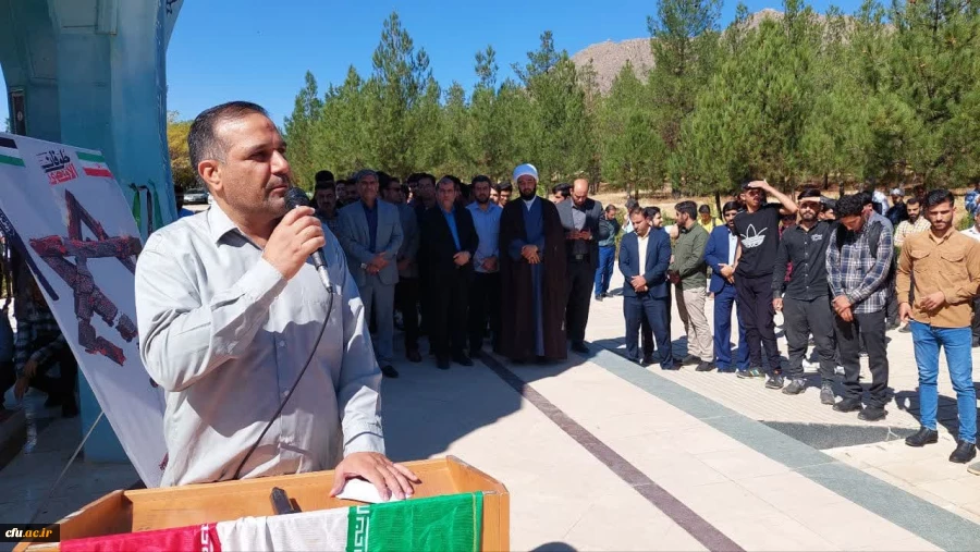 تجمع اعتراضی دانشجویان دانشگاه های استان لرستان در حمله به بیمارستان المعمدانی غزه 10