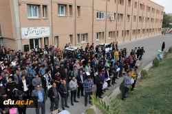 تجمع اساتید ، همکاران ودانشجویان دانشگاه فرهنگیان آذربایجان شرقی بر علیه جنایات رژیم ظالم و کودک کش صهیونیستی 8