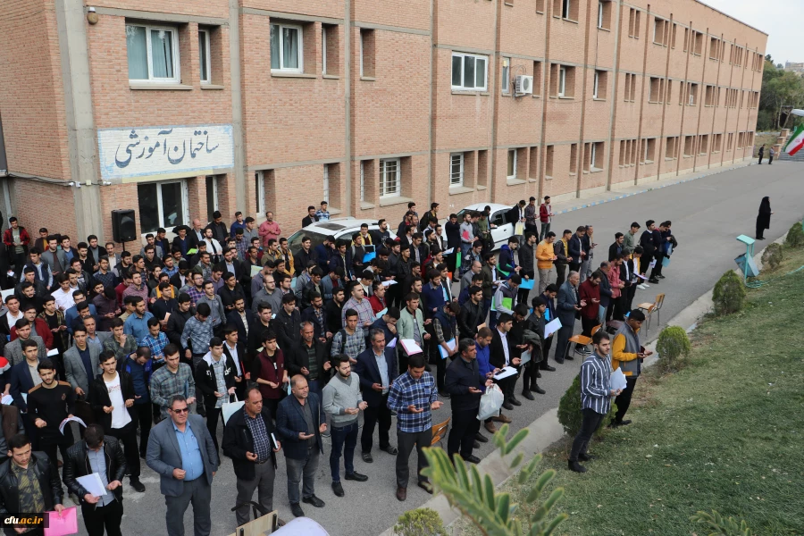 تجمع اساتید ، همکاران ودانشجویان دانشگاه فرهنگیان آذربایجان شرقی بر علیه جنایات رژیم ظالم و کودک کش صهیونیستی 8