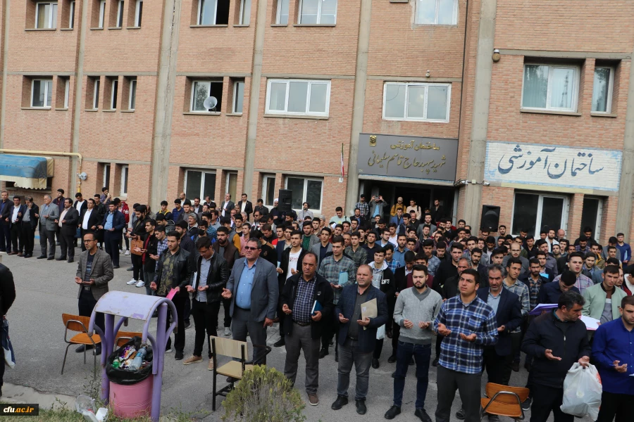 تجمع اساتید ، همکاران ودانشجویان دانشگاه فرهنگیان آذربایجان شرقی بر علیه جنایات رژیم ظالم و کودک کش صهیونیستی 9