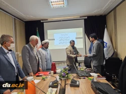 مراسم معارفه رئیس اداره حراست دانشگاه فرهنگیان خراسان جنوبی با حضور مشاور رئیس و مدیرکل حراست دانشگاه فرهنگیان کشور 2