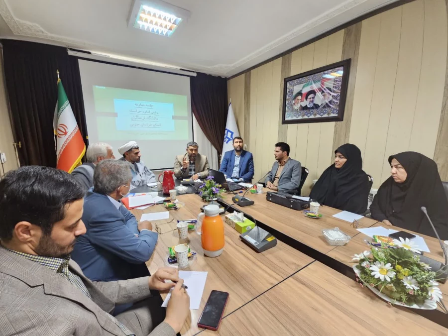 مراسم معارفه رئیس اداره حراست دانشگاه فرهنگیان خراسان جنوبی با حضور مشاور رئیس و مدیرکل حراست دانشگاه فرهنگیان کشور 4