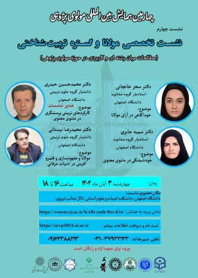  «چهارمین نشست بین المللی مولوی پژوهی» با مشارکت مدیریت همکاری ها و ارتباطات علمی و بین المللی دانشگاه برگزار شد 2