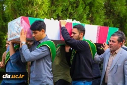 تشییع شهید خوشنام در دانشگاه فرهنگیان قزوین 9