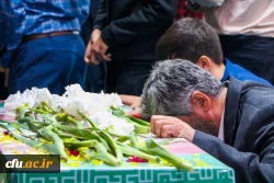 تشییع شهید خوشنام در دانشگاه فرهنگیان قزوین 10