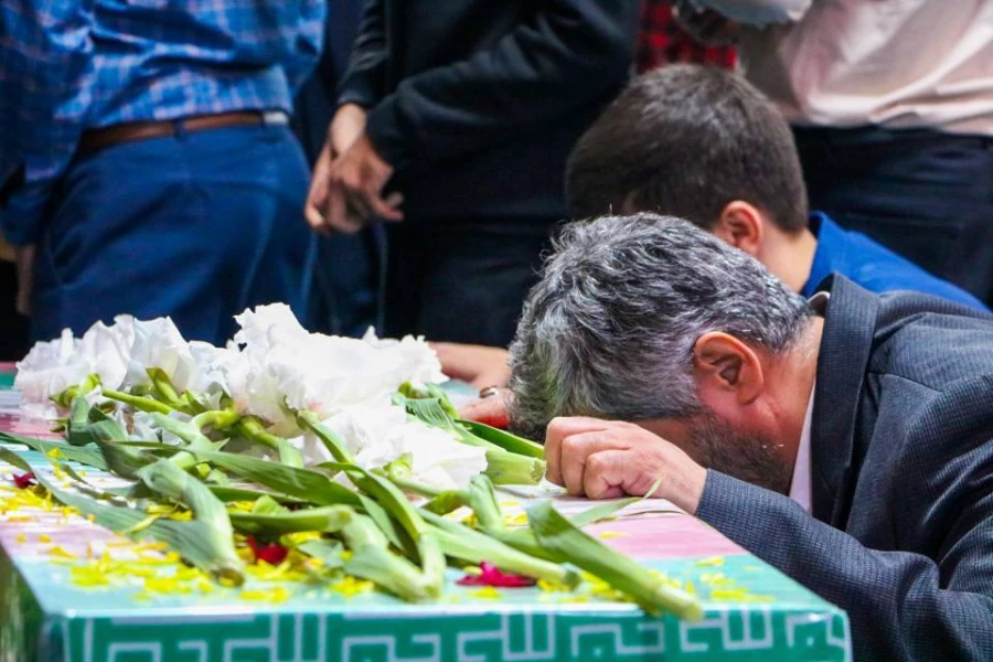 تشییع شهید خوشنام در دانشگاه فرهنگیان قزوین 10