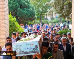 تشییع شهید خوشنام در دانشگاه فرهنگیان قزوین 14