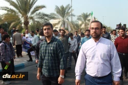 با حضور باشکوه مسئولان، کارکنان، اساتید و دانشجومعلمان دانشگاه فرهنگیان استان بوشهر؛
راهپیمایی 13 آبان در بوشهر برگزار شد 9