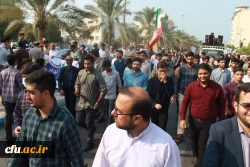با حضور باشکوه مسئولان، کارکنان، اساتید و دانشجومعلمان دانشگاه فرهنگیان استان بوشهر؛
راهپیمایی 13 آبان در بوشهر برگزار شد 10
