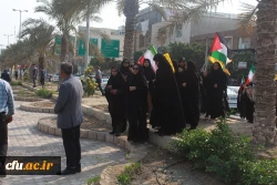 با حضور باشکوه مسئولان، کارکنان، اساتید و دانشجومعلمان دانشگاه فرهنگیان استان بوشهر؛
راهپیمایی 13 آبان در بوشهر برگزار شد 14