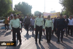 با حضور باشکوه مسئولان، کارکنان، اساتید و دانشجومعلمان دانشگاه فرهنگیان استان بوشهر؛
راهپیمایی 13 آبان در بوشهر برگزار شد 27