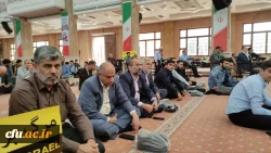 حضور انقلابی دانشگاه فرهنگیان گلستان در راهپیمایی با شکوه 13 آبان 5