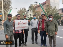 حضور انقلابی دانشگاه فرهنگیان گلستان در راهپیمایی با شکوه 13 آبان 8