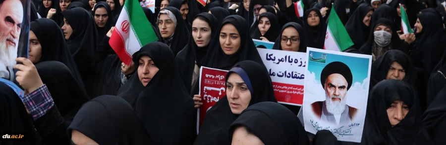 
راهپیمایی ۱۳ آبان ماه تبریز با حضور گسترده خانواده بزرگ دانشگاه فرهنگیان آذربایجان شرقی در تبریز 2