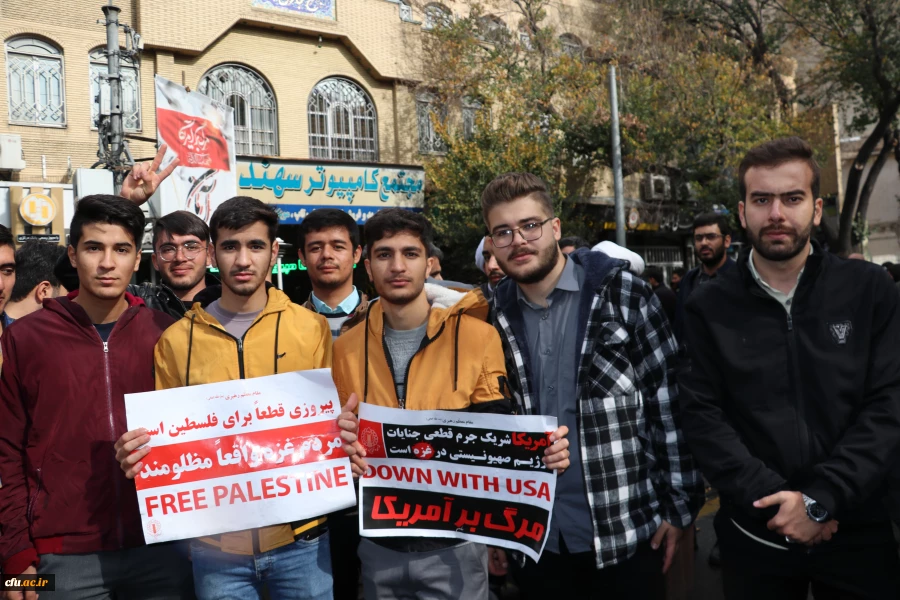 
راهپیمایی ۱۳ آبان ماه تبریز با حضور گسترده خانواده بزرگ دانشگاه فرهنگیان آذربایجان شرقی در تبریز 3