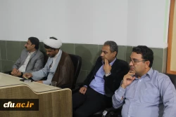 افتتاحیه گردهمایی مدیران و مسئولان نظارت، ارزیابی و تضمین کیفیت دانشگاه فرهنگیان سراسر کشور هم اکنون در شامگاه سه شنبه ۲۳ آبان ماه ۱۴۰۲ با حضور کارکنان و مدیران مرکز نظارت ارزیابی و تضمین کیفیت سازمان مرکزی و همه ی مسئولان نظارت مدیریت های استانی به میزبا