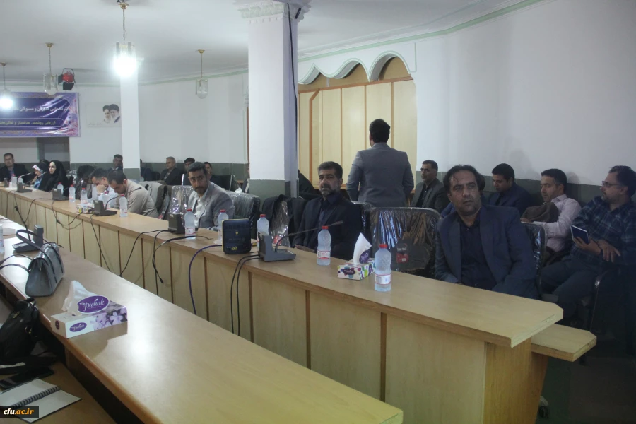 دومین روز از نشست های تخصصی گردهمایی مدیران و مسئولان مرکز نظارت، ارزیابی و تضمین کیفیت دانشگاه فرهنگیان سراسر کشور به میزبانی دانشگاه فرهنگیان هرمزگان 6