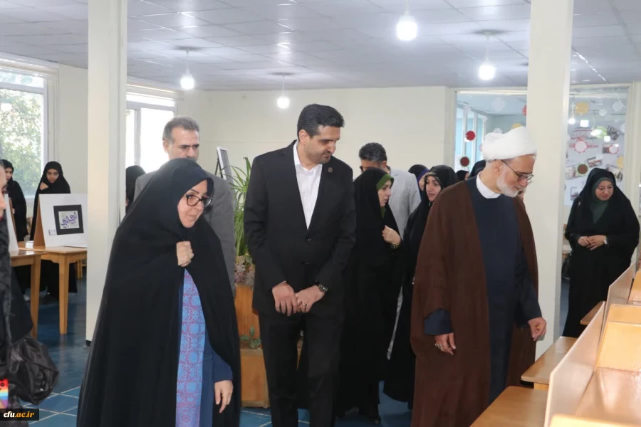 افتتاح پنجمین نمایشگاه استانی زیبا نگاری در دانشگاه فرهنگیان استان آذربایجان شرقی 7