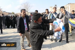 تجمع اساتید . همکاران  و دانشجو معلمان دانشگاه  فرهنگیان استان آذربایجان شرقی در حمایت از کودکان غزه در مصلای تبریز 12