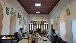 با حضور در دفتر مدیرکل حفظ آثار و نشر ارزش های دفاع مقدس استان بوشهر؛دیدار و گفتگو مدیرکل امور شاهد و ایثارگران دانشگاه فرهنگیان با مدیرکل حفظ آثار و نشر ارزش های دفاع مقدس استان بوشهر 2