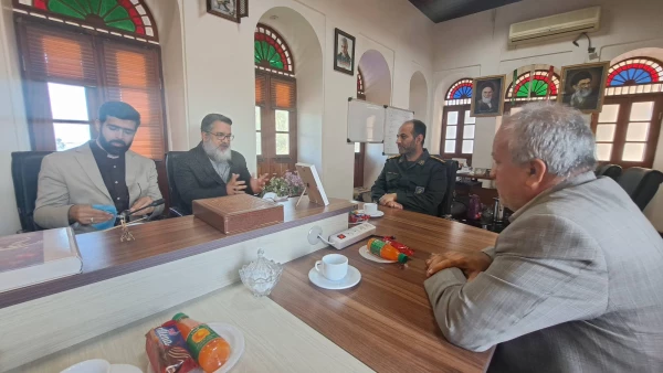 با حضور در دفتر مدیرکل حفظ آثار و نشر ارزش های دفاع مقدس استان بوشهر؛دیدار و گفتگو مدیرکل امور شاهد و ایثارگران دانشگاه فرهنگیان با مدیرکل حفظ آثار و نشر ارزش های دفاع مقدس استان بوشهر 5