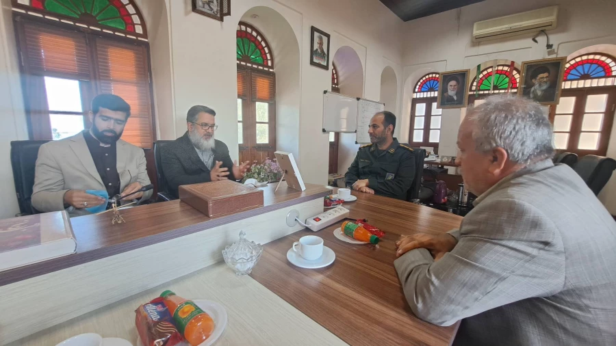 با حضور در دفتر مدیرکل حفظ آثار و نشر ارزش های دفاع مقدس استان بوشهر؛دیدار و گفتگو مدیرکل امور شاهد و ایثارگران دانشگاه فرهنگیان با مدیرکل حفظ آثار و نشر ارزش های دفاع مقدس استان بوشهر 5