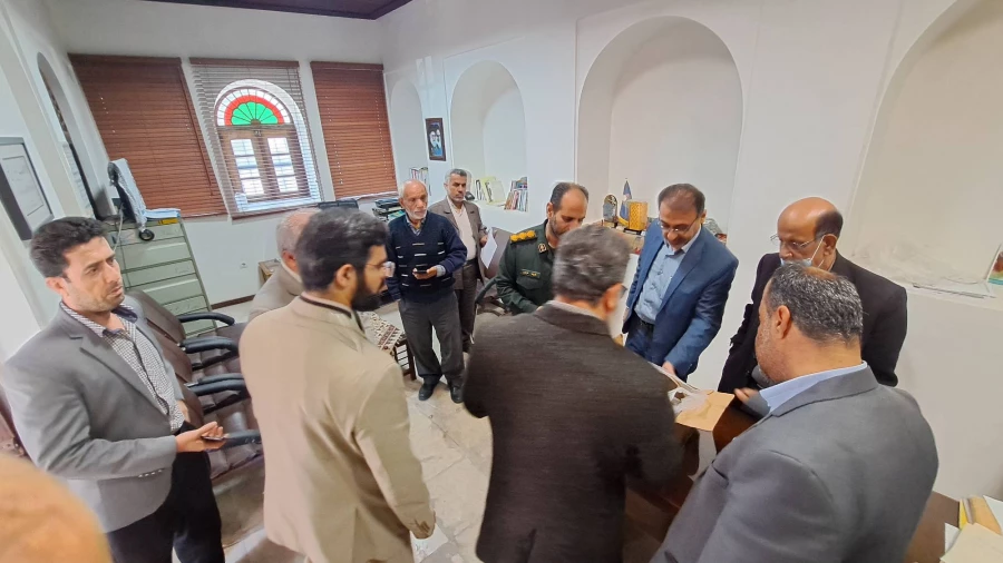 با حضور در دفتر مدیرکل حفظ آثار و نشر ارزش های دفاع مقدس استان بوشهر؛دیدار و گفتگو مدیرکل امور شاهد و ایثارگران دانشگاه فرهنگیان با مدیرکل حفظ آثار و نشر ارزش های دفاع مقدس استان بوشهر 13