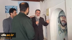 با حضور در دفتر مدیرکل حفظ آثار و نشر ارزش های دفاع مقدس استان بوشهر 3
