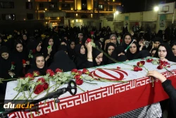 مراسم فاطمیه و استقبال پرشور از شهید گمنام در دانشگاه فرهنگیان_ پردیس حضرت فاطمه الزهرا(س) اهواز 2